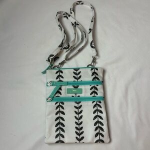 Scout Sally Go Lightly Crossbody Bag - Simply Devine Black White Teal